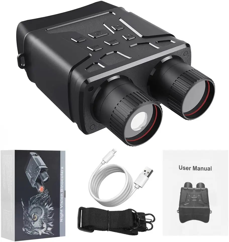 FHD Night Vision Binoculars for Travel, Hunting & Surveillance